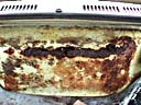 1971 model, rust at rear of front trunk