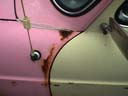 Rust on front fender